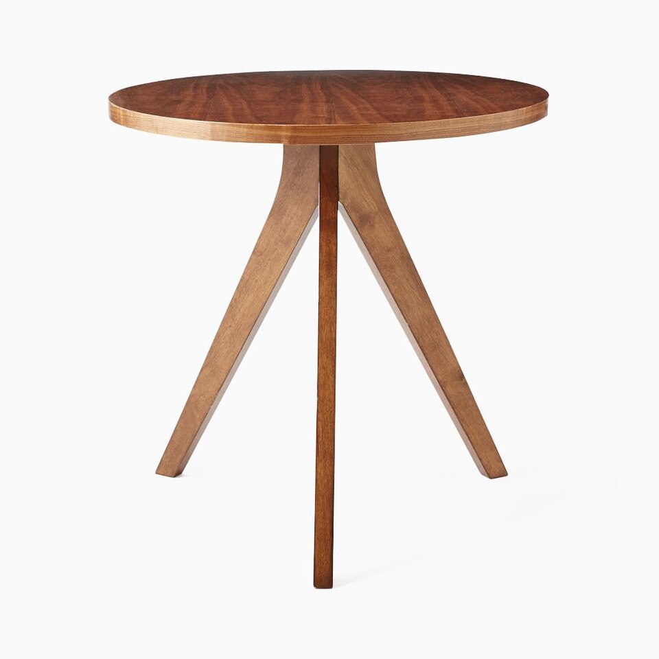 Tripod Dining Table Walnut West Elm UK